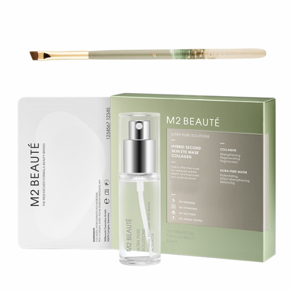 M2 Beaute gratis Eye Mask und Augenbrauenpinsel