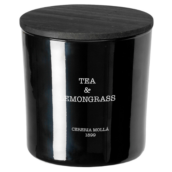 Cereria Molla Tea & Lemon Vegane Wachskerze Glas 4 Dochte