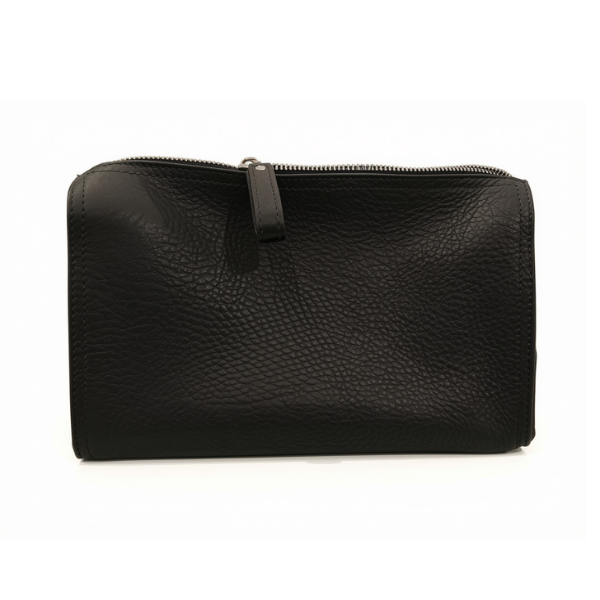 Hammann Lederwaren Kulturtasche Kalbleder black triangle Chervo 21
