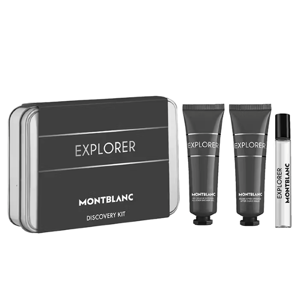 Zugaben Mont Blanc Explorer Ultra Blue Grooming Kit