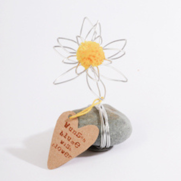 Good old friends Glücksblume Stein