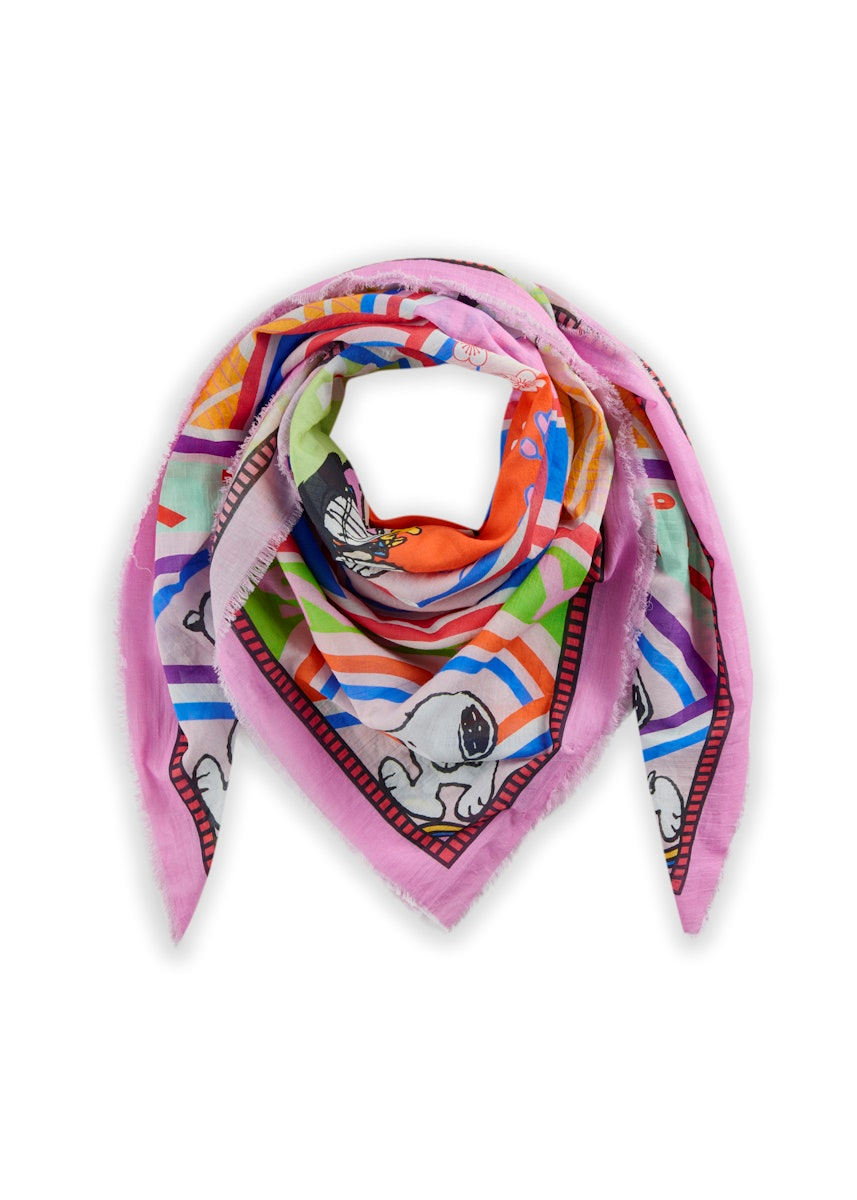 Codello Codello Tuch Peanuts Snoopy Pink | Bio-Baumwolle 120x120 cm