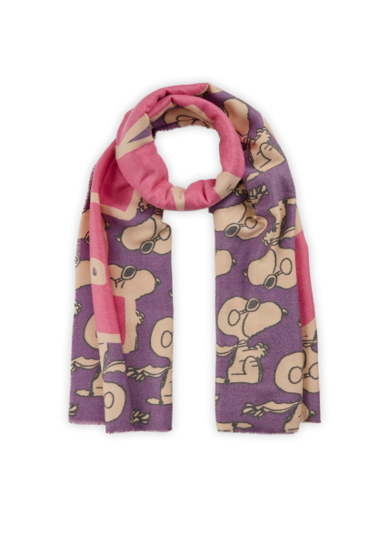 Codello Schal Peanuts Quote Lila 70X180CM