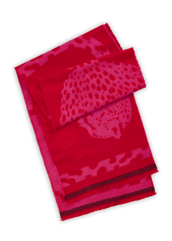 Codello JACQUARD SCARF POLYACRYLIC LEOPARD 33X190CM