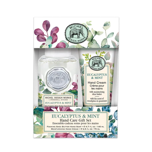 Michel Design Works Handpflegeset Eucalyptus&Mint Handcreme 75ml & Seifenschaum 140ml