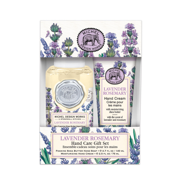 Michel Design Works Handpflegeset Lavender&Rosemary Handcreme 75ml & Seifenschaum 140ml