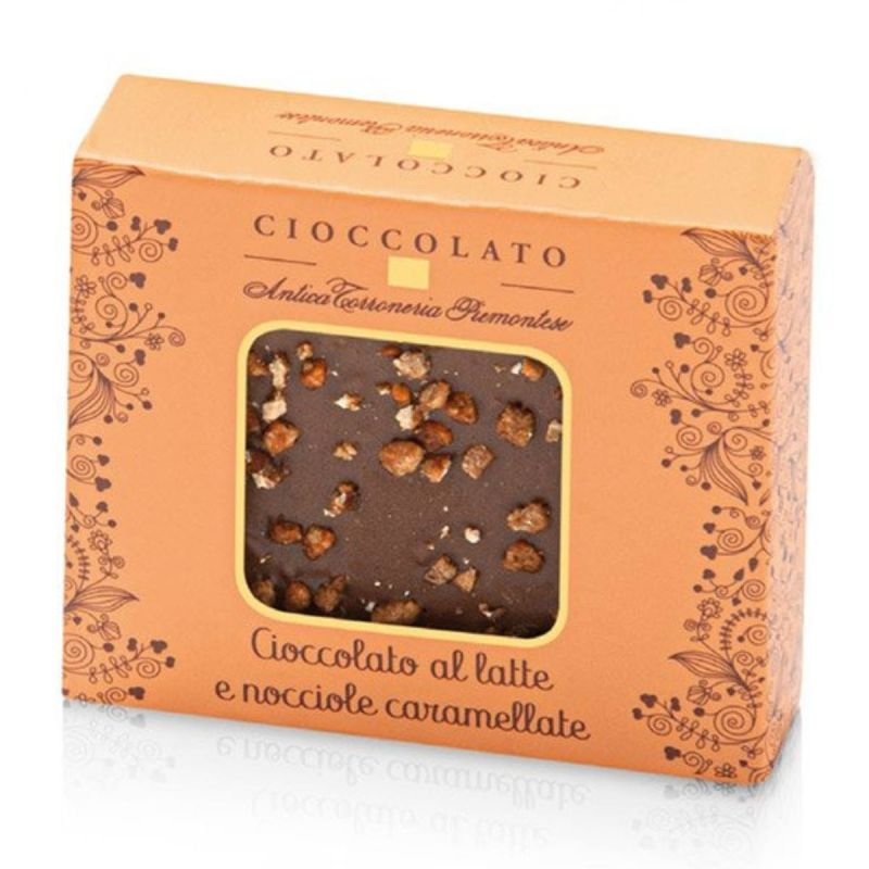 Antica Torroneria Piemontese Cioccolato al latte e nocciole caramellante