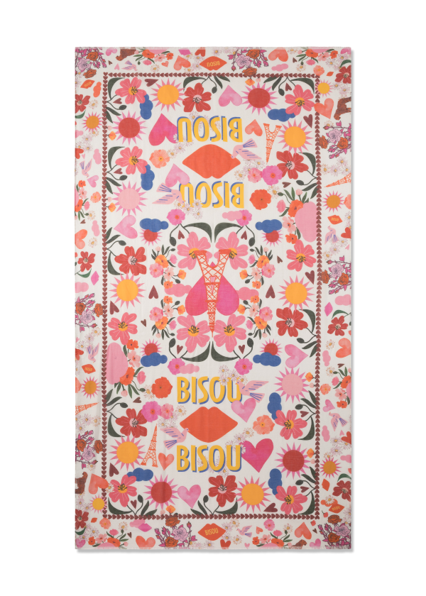 Codello Codello Baumwollschal „Bisou“ Pattern Mix – Leichter Print Schal 100x180 cm