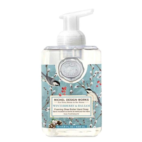 Michel Design Works Foaming Hand Soap Winterberry & Balsam Seasonal