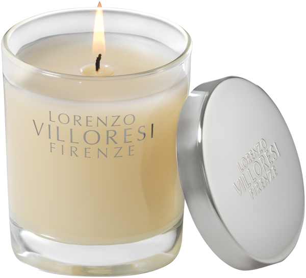 Lorenzo Villoresi Teint de Neige Candela Grande in Bicchiere