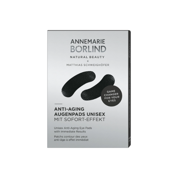 ANNEMARIE BÖRLIND Unisex Anti-Aging Augenpads Black by Matthias Schweighöfer Einzelverkauf
