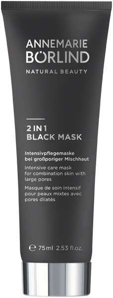 ANNEMARIE BÖRLIND 2-in-1 Black Mask
