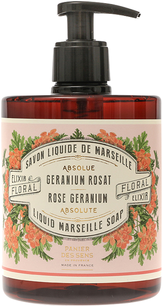 Panier des Sens Absolue Géranium Rosat Savon Liquide de Marseille