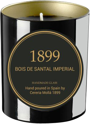 Cereria Molla Bois de Santal Imperial Vegane Wachskerze Glas Geschenkbox
