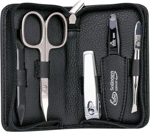 Erbe Reißverschluss-Etui Lollipop  vernickelt