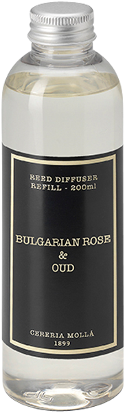 Cereria Molla Bulgarian Rose & Oud Diffuser Refill