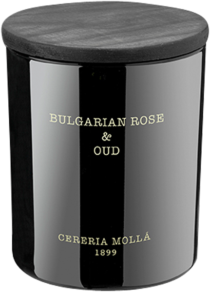Cereria Molla Bulgarian Rose & Oud Vegane Wachskerze Glas