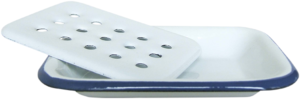 Klar Seifenschale Email