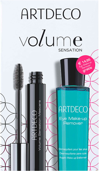 Artdeco Volume Sensation Mascara & Remover Set = Volume Sensation Mascara 15 ml + Make-Up Remover 50 ml