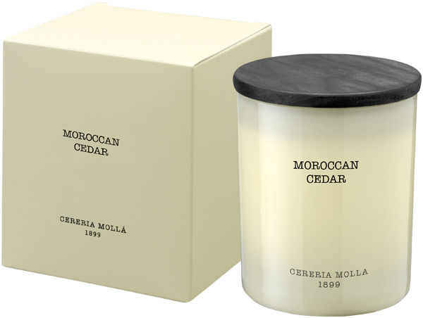 Cereria Molla Moroccan Ceder Vegane Wachskerze Glas