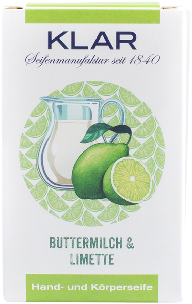 Klar Buttermilch & Limettenseife