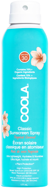 Coola Classic Body Spray Tropical Coconut SPF 30