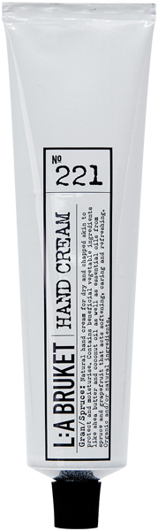 L:A Bruket 221 Hand Cream Spruce Cosmos Natural Certified