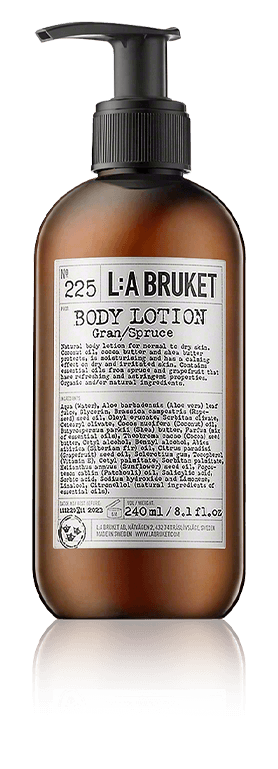 L:A Bruket 225 Body Lotion Spruce Cosmos Organic Certified