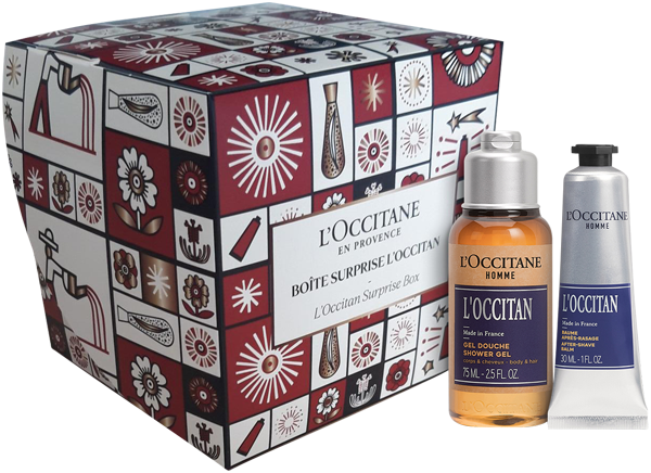 L'Occitane Mini-Geschenkset Set Xmas = Duschgel 75 ml + After Shave Balsam 30 ml