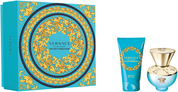 Versace Dylan Turquoise Set = EdT Nat. Spray 30 ml + Body Gel 50 ml
