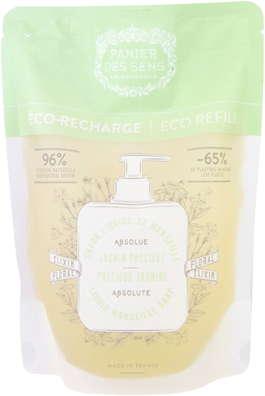 Panier des Sens Absolue Jasmin Précieux Savon Liquide de Marseille Refill
