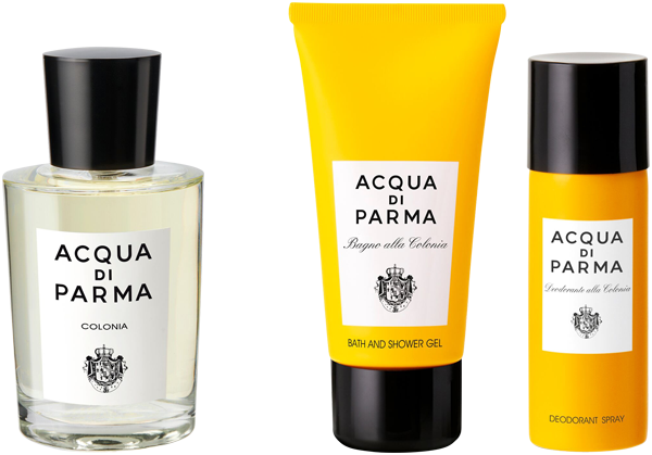 Acqua di Parma Colonia Gift Set = EdC Spray 100 ml + Bath & Body Gel 75 ml + Deodorant Spray 50 ml