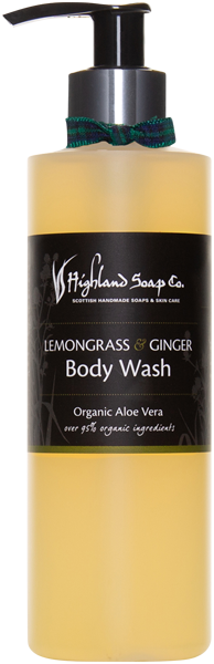 Highland Soap Hand Sanitiser 300ml Lemongrass & Ginger