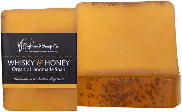 Highland Soap Organic Glycerine Soap 150g Whisky & Honey