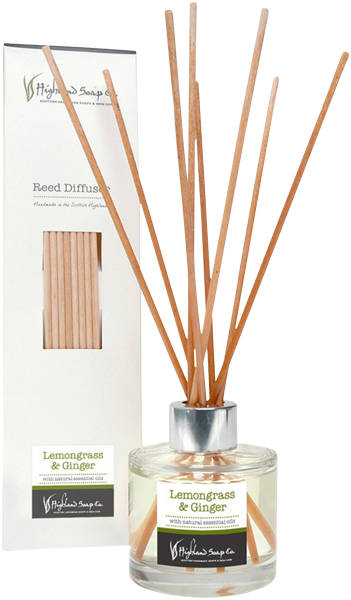 Highland Soap Diffuser 120ml Lemongrass & Ginger