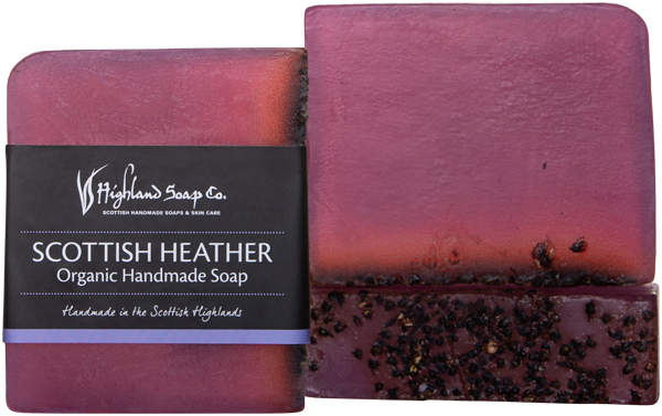 Highland Soap Organic Glycerine Soap 150g Scottish Heather