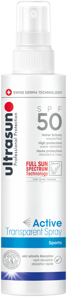 Ultrasun Active Transparent Spray SPF 50