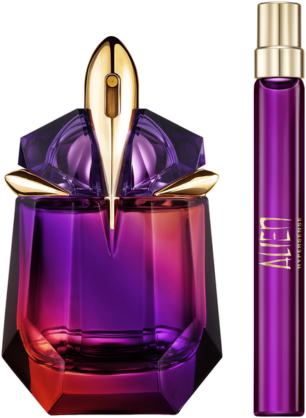 Mugler Alien Hypersense Set = EdP Nat. Spray 30 ml + EdP Travel Spray 10 ml
