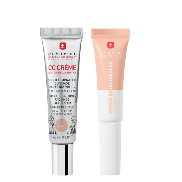 Erborian Kit CC Creme 45ml Super BB Concealer 10ml