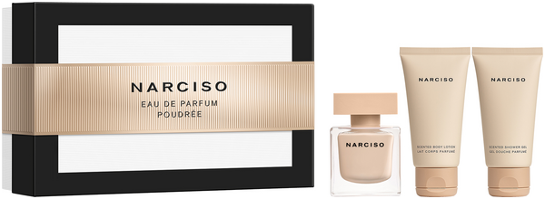 Narciso Rodriguez Narciso Poudrée Set EdP 50ml + Bodylotion 50ml + Duschgel 50ml