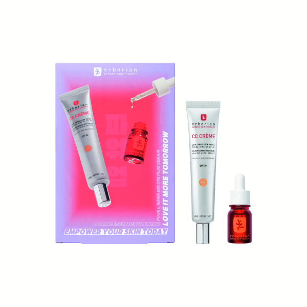 Erborian Kit CC Creme 40ml & Skin Therapy 10ml Set Dore