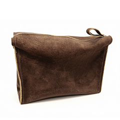 Hammann Lederwaren Triangular Flat Wildbock 3129 – Luxuriöser Kulturbeutel aus Wildbockleder