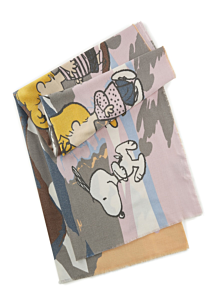 Codello PRINTED SCARF POLYESTER/VISCOSE PEANUTS MOUNTAINS 90X180CM