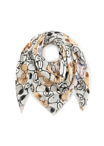 Codello PRINTED SQUARE POLYACRYLIC SNOOPY ALL OVER 135X135CM