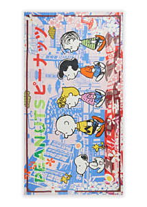 Codello PRINTED SCARF ORGANIC COTTON PEANUTS 100X180CM