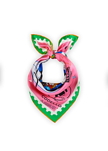 Codello NICKI SILK PEANUTS WORLD HEART 53X53CM