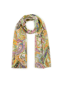 Codello PRINTED SCARF RECYCLED POLYESTER PAISLEY 55X180CM