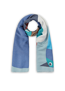 Codello PRINTED SCARF POLYESTER/VISCOSE FOX 90X180CM