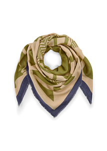 Codello PRINTED SQUARE POLYACRYL HORSE 135X135CM