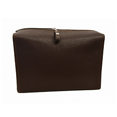 Hammann Lederwaren Triangular Washbag L – Luxuriöse Leder-Kulturtasche aus Chervo-Kalbleder